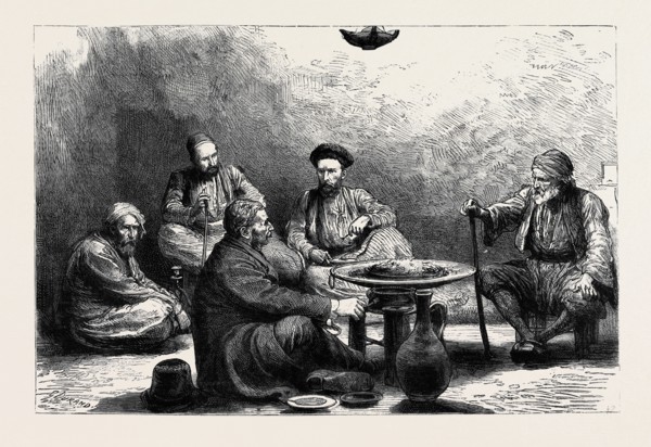 A CHRISTMAS DINNER IN A TURKISH PRISON, CONSTANTINOPLE