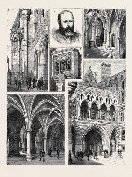 THE NEW LAW COURTS AND THEIR ARCHITECT: 3. George Edmund Street, R.A. (Died December 18, 1881, Aged