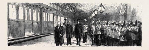 THE VISIT OF THE PRINCE OF WALES TO BRADGATE PARK, LEICESTERSHIRE: ARRIVAL OF THE PRINCE AT THE