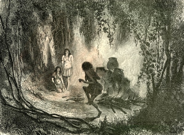 Conibo, ceramics, 1869, Peru