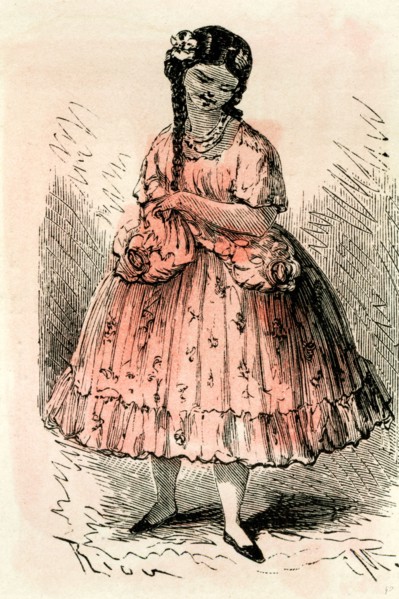Chola Blanchisseuse, 1869, Peru