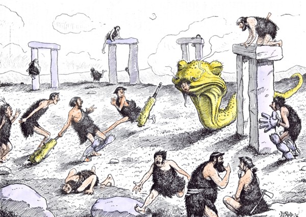 Prehistoric Peeps, Un match de cricket