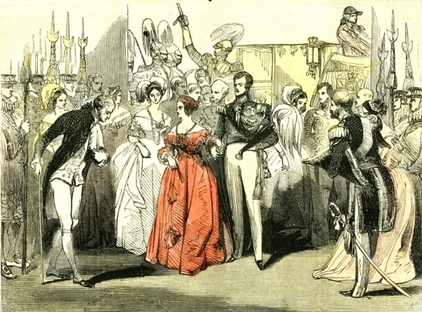 Queen's visit to the Opera House, 1846, London