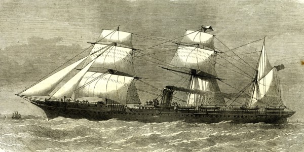 The Deccan; Steamship; U.K. 1869; from Southampton for the Indian Ocean; for the Suez and Calcutta