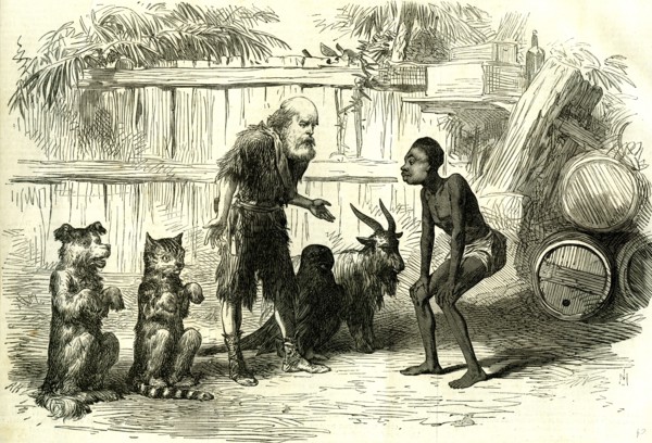 Robinson Crusoe; 1869; or Friday and the Fairies at Covent Garden Theatre; scene from the christmas