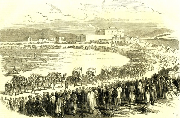 Abassieh, Egypt, Troops, 1866