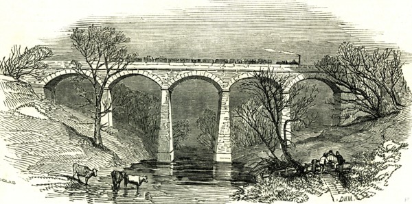 Eamont Viaduct, U.K., 1846, opening of the Lancaster and carlisle Railway