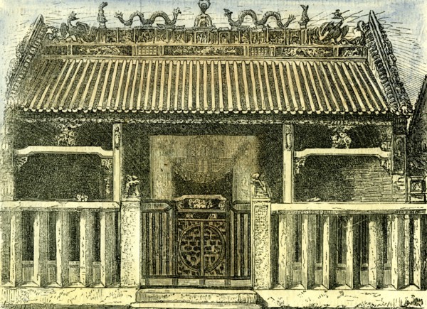 Chinese house, Saigon, Vietnam, 19th century