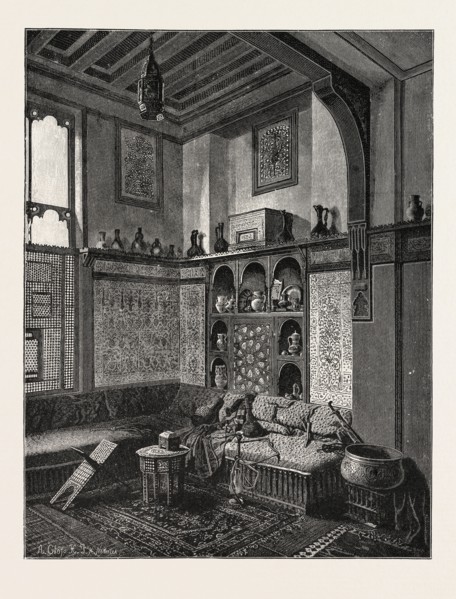 Painting from FRANK DILLON, 1823 - 1909,  british topographical painter, noted for his views of