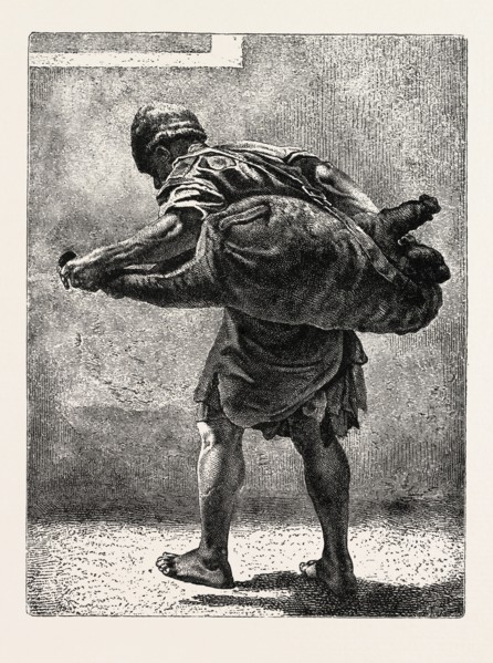 THE WATER-CARRIER.  Egypt, engraving 1879