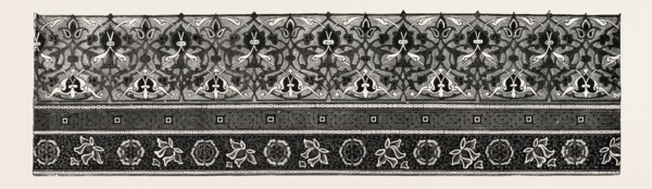 Ornament. Egypt, engraving 1879
