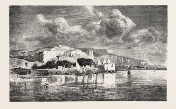 TOURAH. Egypt, engraving 1879