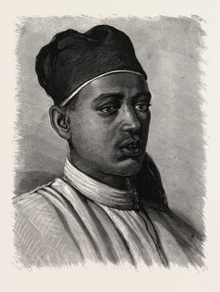 HASHIM, A NATIVE OF ASSOUAN. Egypt, engraving 1879