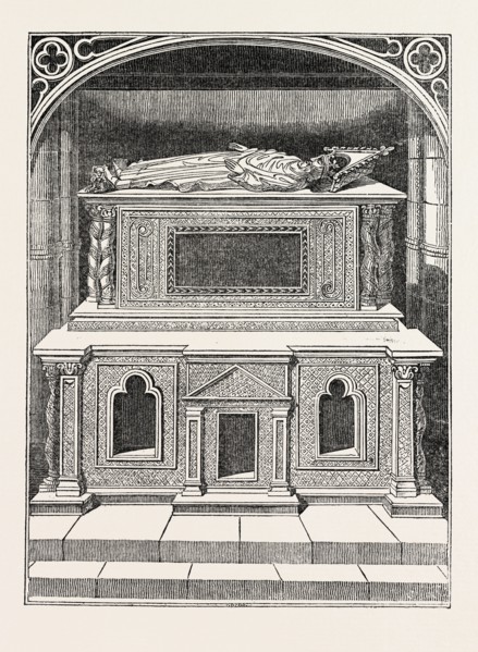 TOMB OF HENRY III, IN WESTMINSTER ABBEY, LONDON, UK