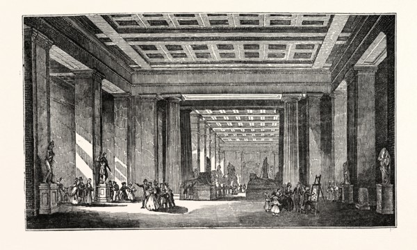 THE BRITISH MUSEUM, THE EGYPTIAN SALOON, LONDON, UK, britain, british, europe, united kingdom,
