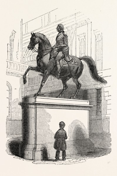 STATUE OF GEORGE THE THIRD, PALL MALL EAST, LONDON, UK