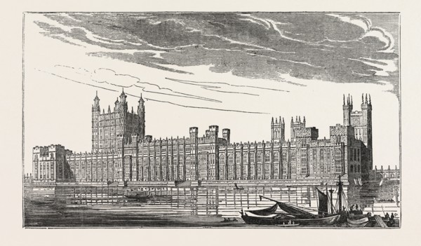 THE NEW HOUSES OF PARLIAMENT, WESTMINSTER, LONDON, UK