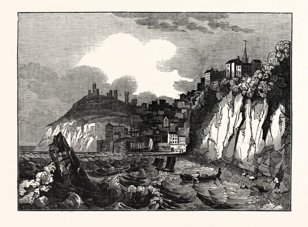 VIEW OF TENBY, PEMBROKESHIRE, SOUTH WALES