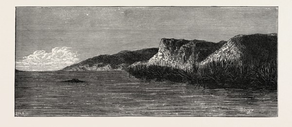 VIEW ON THE BANKS OF THE TIGRIS. The Tigris River is the eastern member of the two great rivers