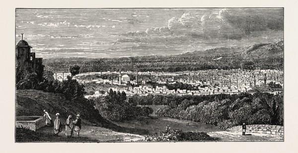 VIEW OF DAMASCUS, capital and the second largest city of Syria