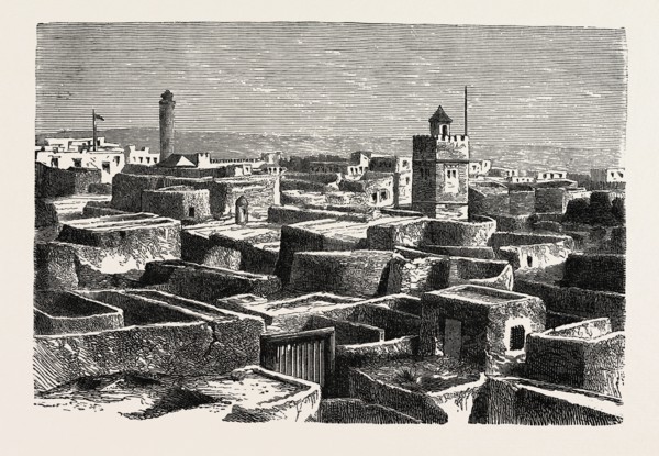 VIEW OF SUSA. It was an ancient city of the Elamite, Persian and Parthian empires of Iran.