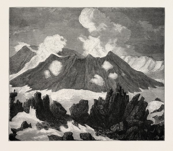 THE CRATER OF MOUNT HEKLA, ICELAND