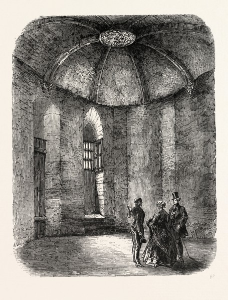 Vincennes, cell Polignac. engraving 1855