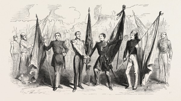 VICTORY! Cantata of Mr. Michek Carré, MA Adam music, sung by MM. Jourdan, Faure, Delaunay-R. and