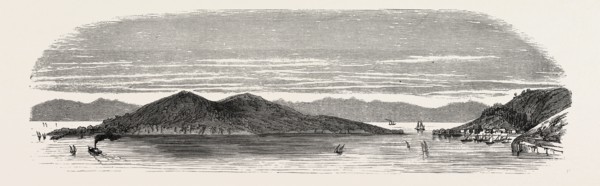 The Princes' Islands in Constantinople (Istanbul), 1855. Engraving
