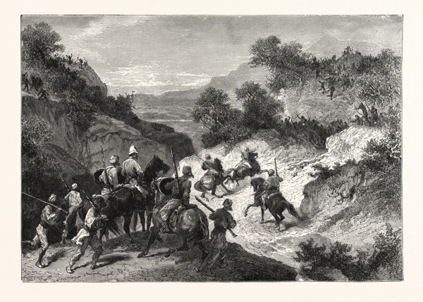PARLEY WITH BHEELS IN THE BEECHWARRA PASS. Parley is a discussion or conference, especially one