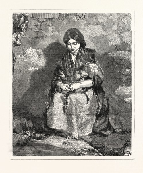 THE OUTCAST. AFTER A DRAWING BY A. FRIPP