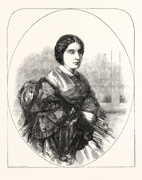 MADAME MIOLAN-CARVALHO, OF THE ROYAL ITALIAN OPERA, COVENT GARDEN, LONDON, UK. Marie Caroline