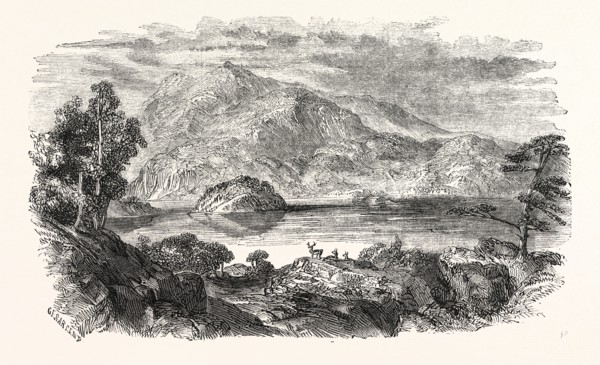 LOCH KATRINE  in the district of Stirling, Scotland. UK, britain, british, europe, united kingdom,