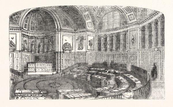 THE SENATE HOUSE OF THE LUXEMBOURG PALACE, PARIS