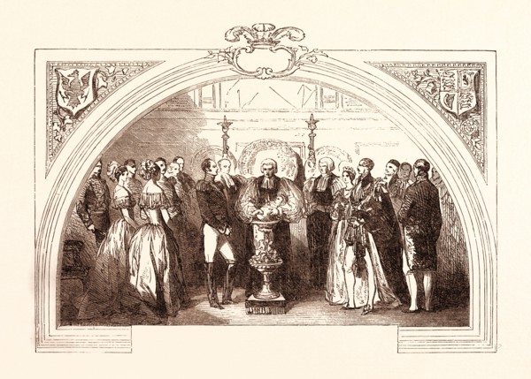 CHRISTENING OF THE PRINCE OF WALES AT ST. GEORGE'S CHAPEL, WINDSOR, JANUARY 25, 1842. UK, britain,