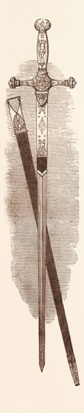 SWORD OF THE EMPEROR NAPOLEON, AT WINDSOR CASTLE, UK, britain, british, europe, united kingdom,