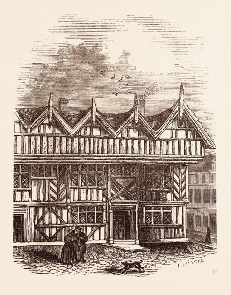 CHARLES THE SECOND'S HOUSE, WORCESTER, UK, britain, british, europe, united kingdom, great britain,