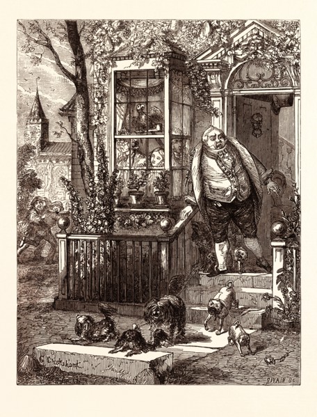 A RUNAWAY KNOCK. PAINTED BY GEORGE CRUIKSHANK. George Cruikshank (27 September 1792  1 February