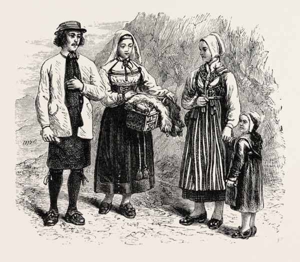 A GROUP OF DALECARLIANS. Historically, the people of Dalecarlia â€ì called Dalecarlians, or