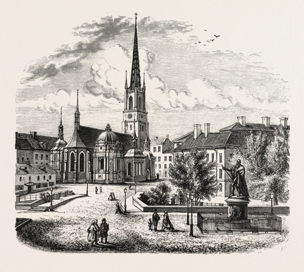 RIDDARHOLM CHURCH. The Riddarholmen Church, Riddarholmskyrka, is the burial church of the Swedish