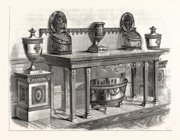 Sideboard designed by Robert Adam, 1770, UK, britain, british, europe, united kingdom, great