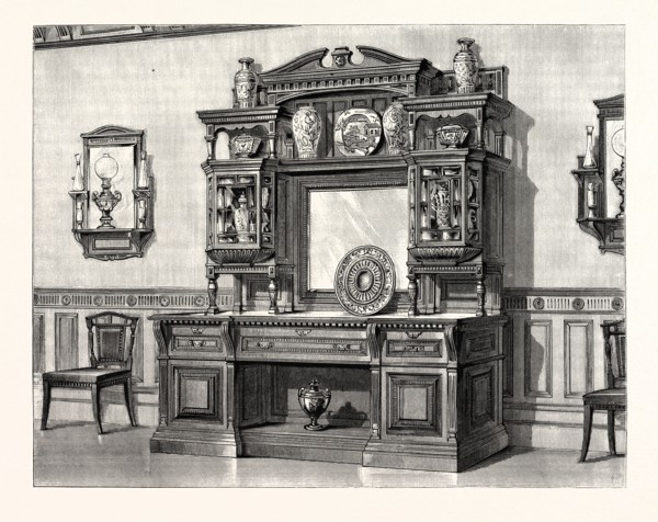 Sideboard designed by Messrs. Jackson and Graham.