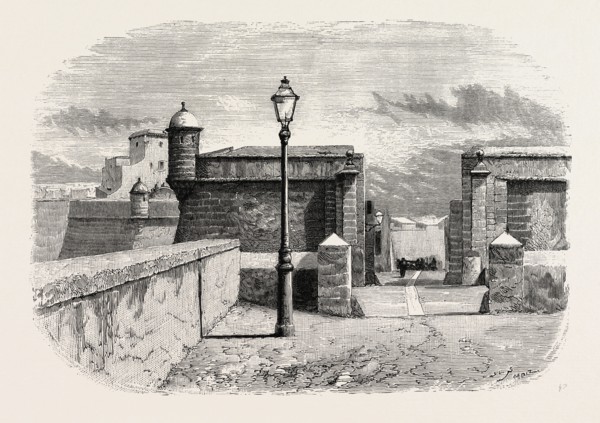 The Wall of Cadiz, Spain