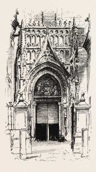 Door of Seville Cathedral, Spain