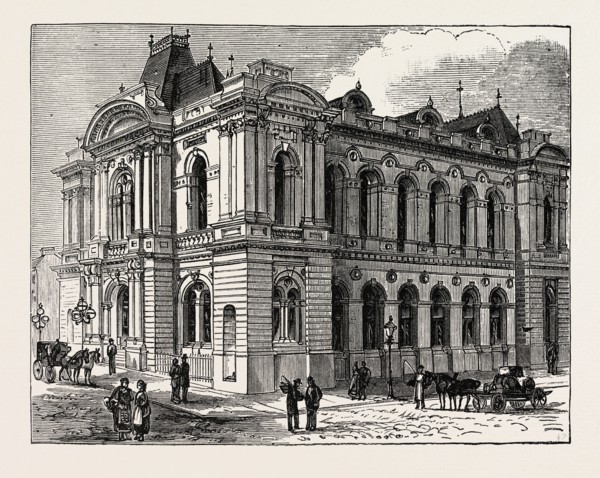 THE TOWNHALL, HUDDERSFIELD, UK, 1883
