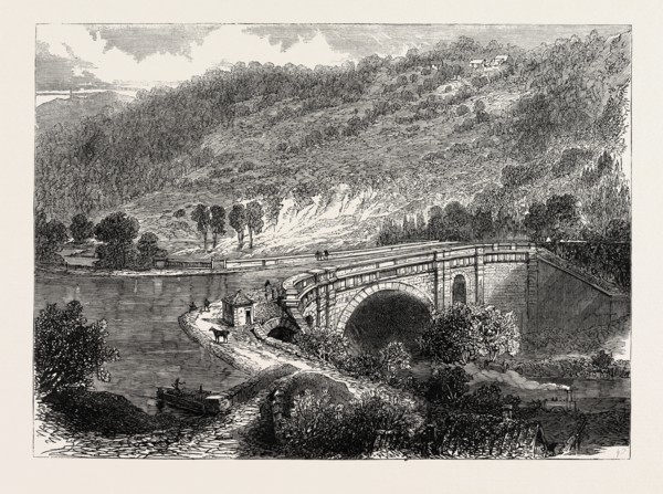 THE BRITISH ASSOCIATION AT BATH: AQUEDUCT OF THE KENNET AND AVON CANAL, AT LIMPLEY STOKE, NEAR