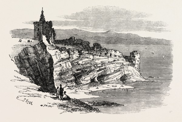 THE BRITISH ASSOCIATION AT DUNDEE: CASTLE OF ST. ANDREW'S, UK, 1867