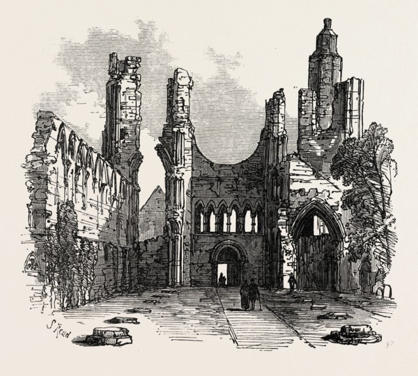 THE BRITISH ASSOCIATION AT DUNDEE: ARBROATH ABBEY, UK, 1867