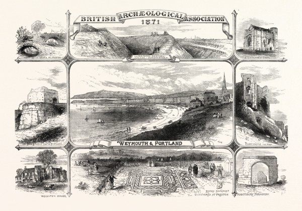 PLACES VISITED BY THE BRITISH ARCHEOLOGICAL ASSOCIATION IN 1871: ROMAN BRIDGE AT PRESTON, BOW AND