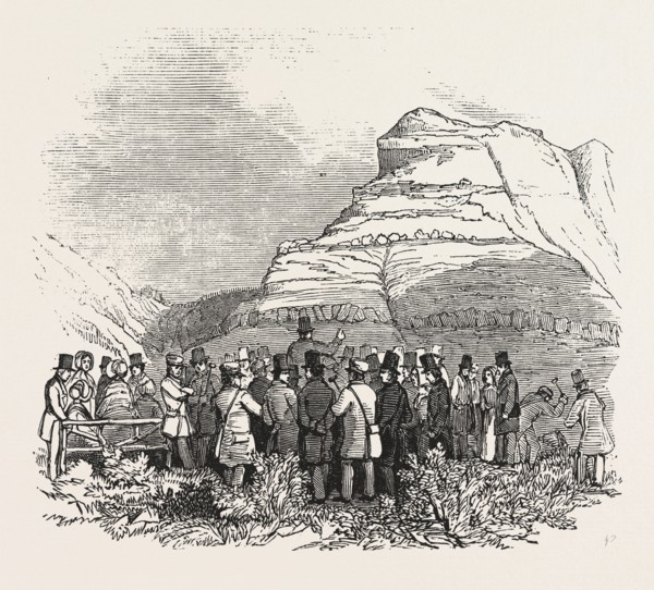 MEETING OF THE BRITISH ASSOCIATION AT SOUTHAMPTON: BLACK GANG CHINE, DR. FITTON'S LECTURE ON ITS